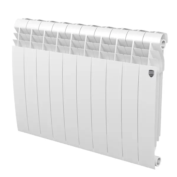 Радиатор секционный Royal Thermo Biliner 350/87 10 секций боковое подключение биметалл белый