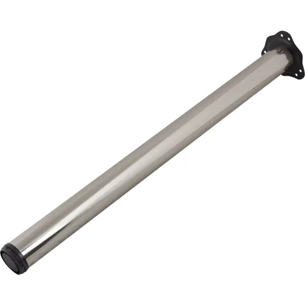 Ножка для мебели круглая ⌀50 мм высота 820 мм никель