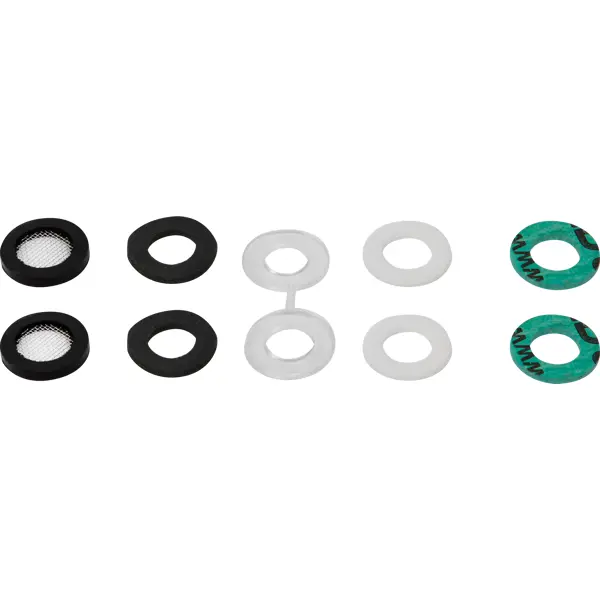 Комплект прокладок для воды 1/2" резина