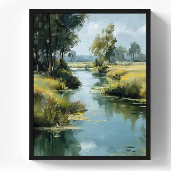 Картина в раме Postermarket Пейзаж 40x50 см цвет разноцветный