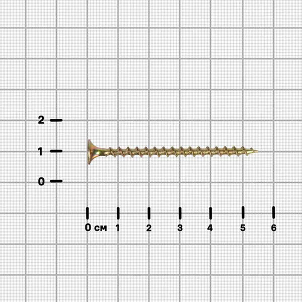 Саморезы по дереву DILWIS потайные острые оцинкованные 3.5x55 мм 120 шт.