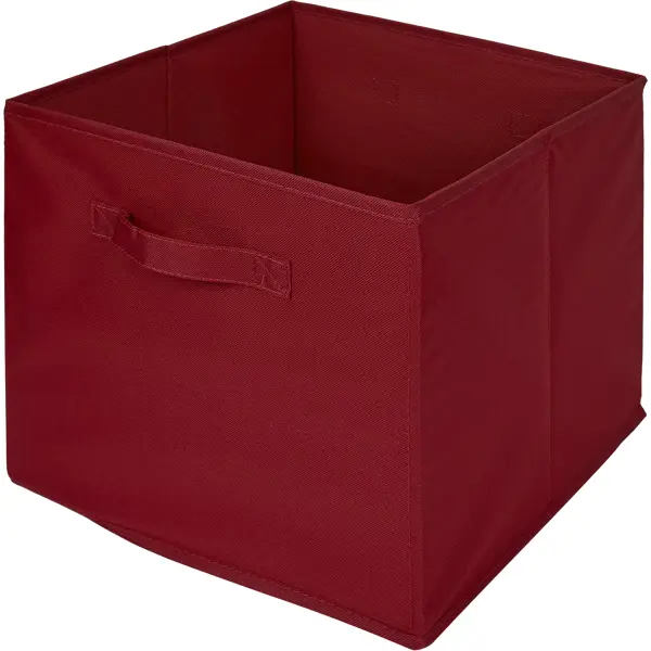 Короб Spaceo KUB 31x31x31 см 29.7 л полипропилен цвет тёмно-красный