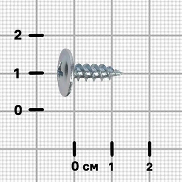 Саморезы по металлу DILWIS с пресс-шайбой острые оцинкованные 4.2x13 мм 80 шт.