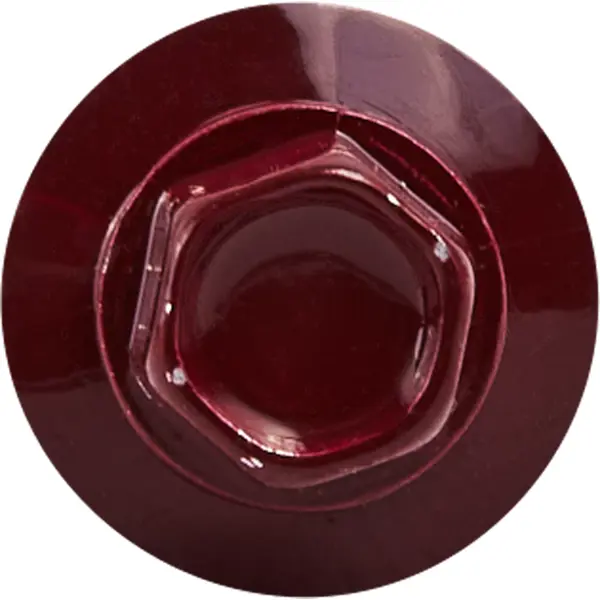 Саморезы кровельные по металлу Standers с пресс-шайбой RAL3005 5.5x38 6 шт.