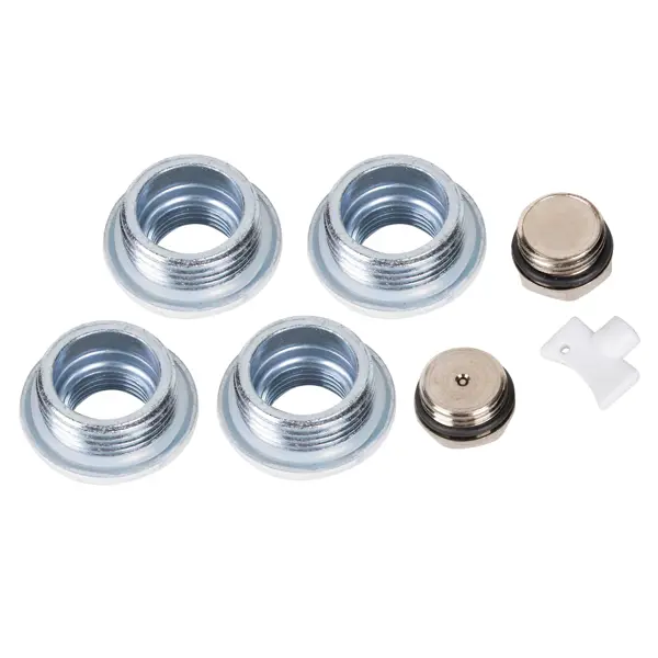 Монтажный комплект для радиатора Royal Thermo 1"x1/2" сталь белый