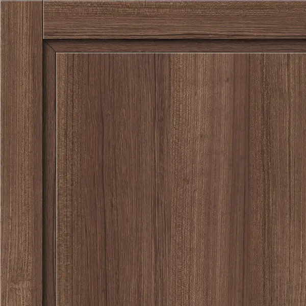 Дверь межкомнатная глухая Марио Риоли Пронто 70x200 см Hardflex цвет тик сиамский с замком и петлями