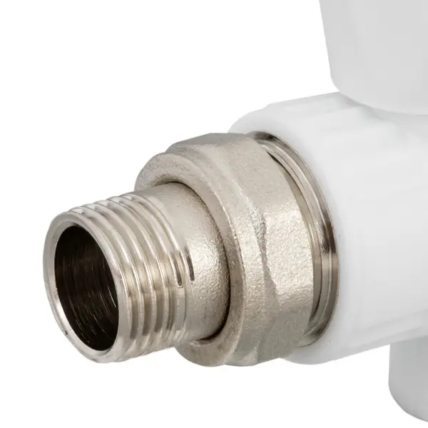 Кран для радиатора угловой Valfex 1/2"x20 мм полипропилен