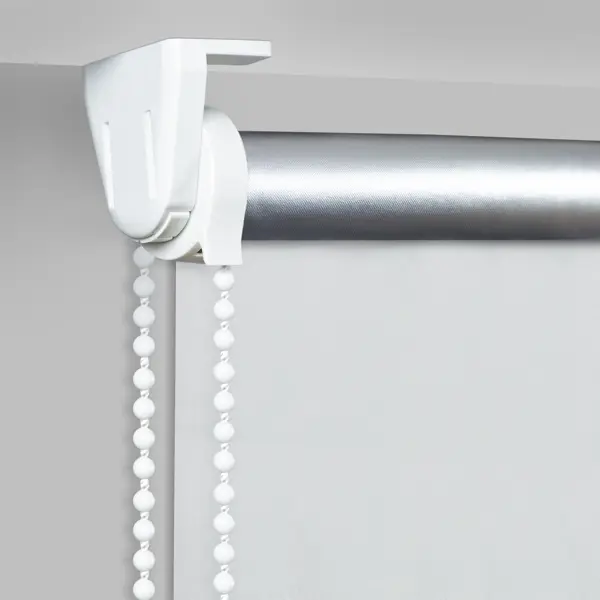 Штора рулонная блэкаут Silver 50x175 см бежевая