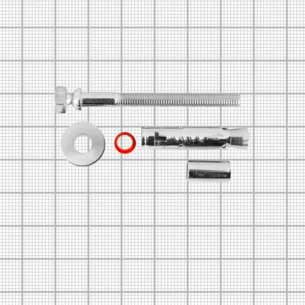 Анкер с отламывающейся головкой Fischer TA M8 BP 12x56 мм оцинкованная сталь 1 шт.