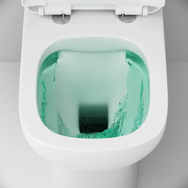 Унитаз-компакт AM.PM Aqua Spin Moxie безободковый двойной смыв