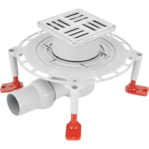 Трап для душа Ани Пласт комбинированный затвор 120x120 мм пластик THZ5614M