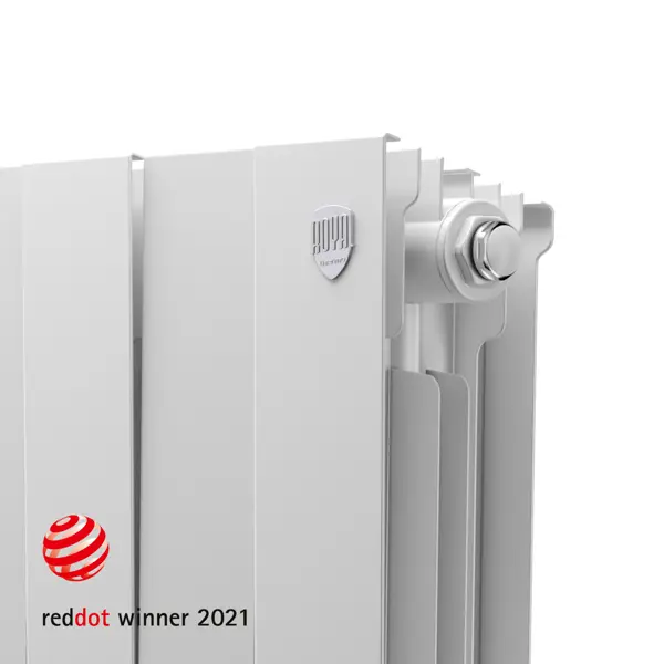 Радиатор секционный Royal Thermo Pianoforte 500/100 8 секций боковое подключение биметалл белый