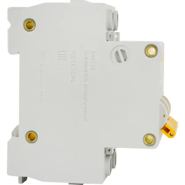 Автоматический выключатель IEK Home ВА47-29 2P N C16 А 4.5 кА