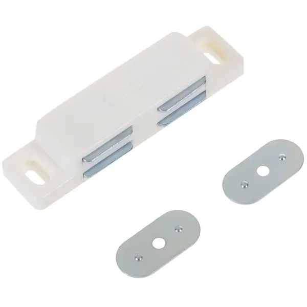 Защёлка магнитная Amig Модель 20 75x18 мм ПВХ цвет белый