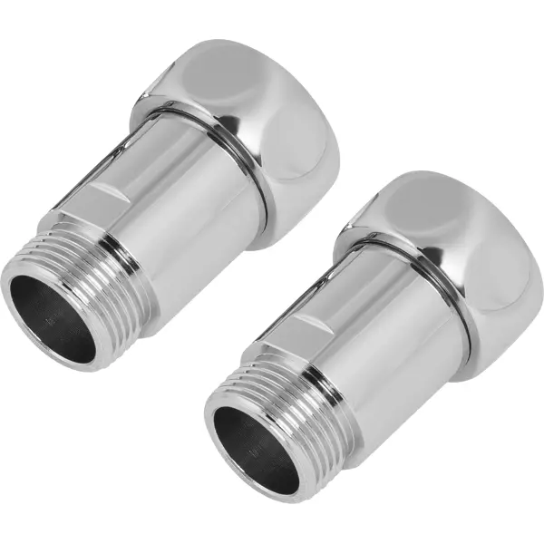 Соединитель для полотенцесушителя прямой 731SCH1005 1"x3/4", хромированная латунь