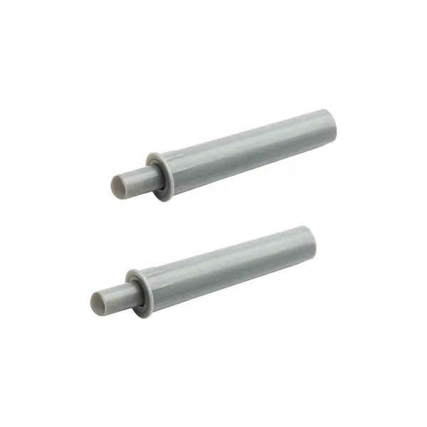 Демпфер врезной 11x62 мм, пластик, цвет серый, 2 шт.