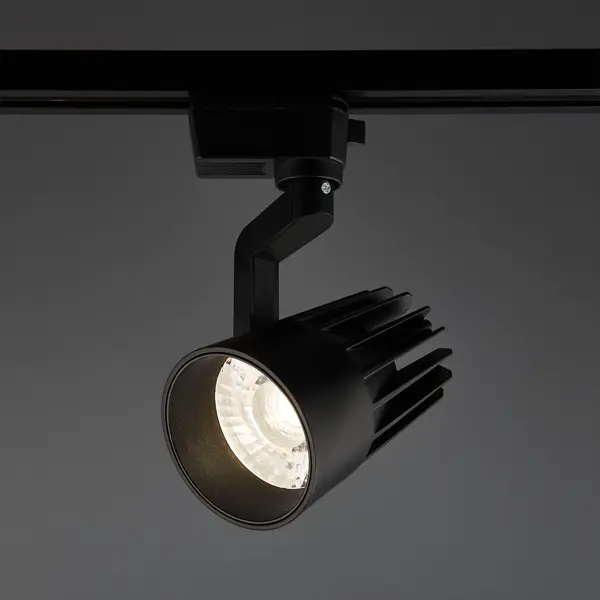 Трековый светильник спот светодиодный Volpe ULB-Q274 25W/4000К 25 Вт 11 м² цвет черный