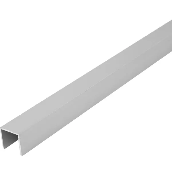 Профиль П-образный алюминий анодированный 20x20x20x15x2000 мм серый