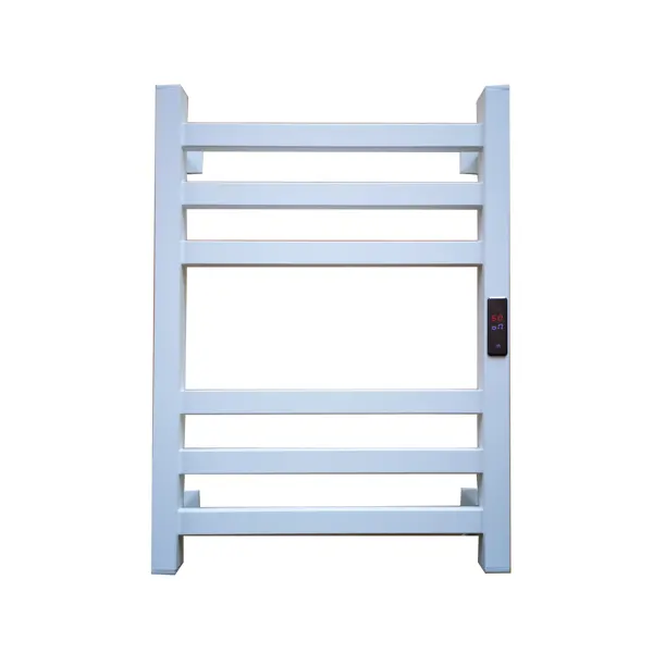 Полотенцесушитель электрический Арго Соренто гранд 400x600 мм 125 Вт с терморегулятором лесенка цвет белый