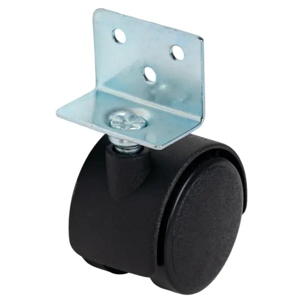Колесо поворотное с тормозом 40 мм до 30 кг цвет черный