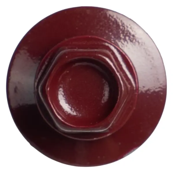 Саморезы кровельные по металлу DILWIS с пресс-шайбой со сверлом RAL 3005 5.5x25 мм 90 шт.