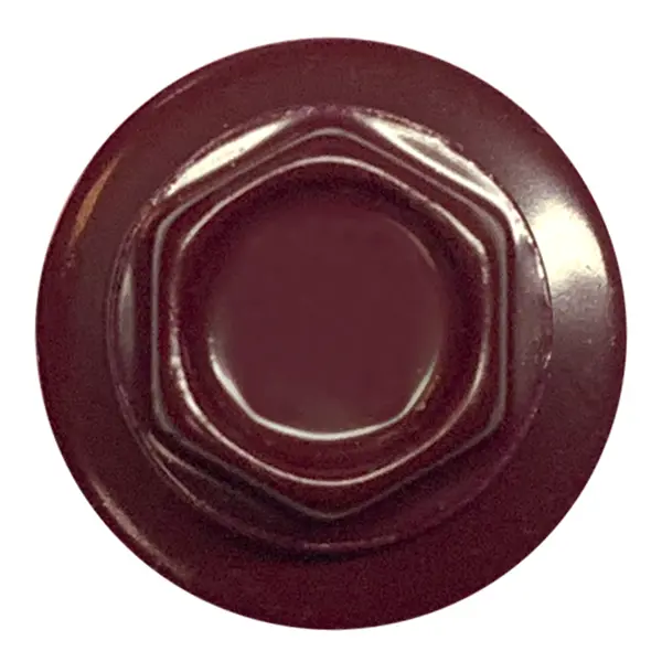 Саморезы кровельные по металлу DILWIS с пресс-шайбой RAL 3005 5.5x19 мм 100 шт.