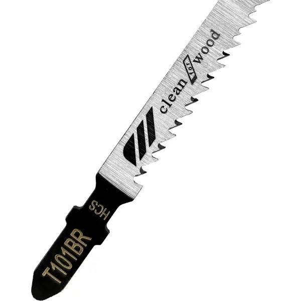 Пилка для лобзика по дереву T101BR чистый рез