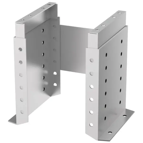 Консоль напольная универсальная Металлик и Ко оцинкованная сталь/1 мм