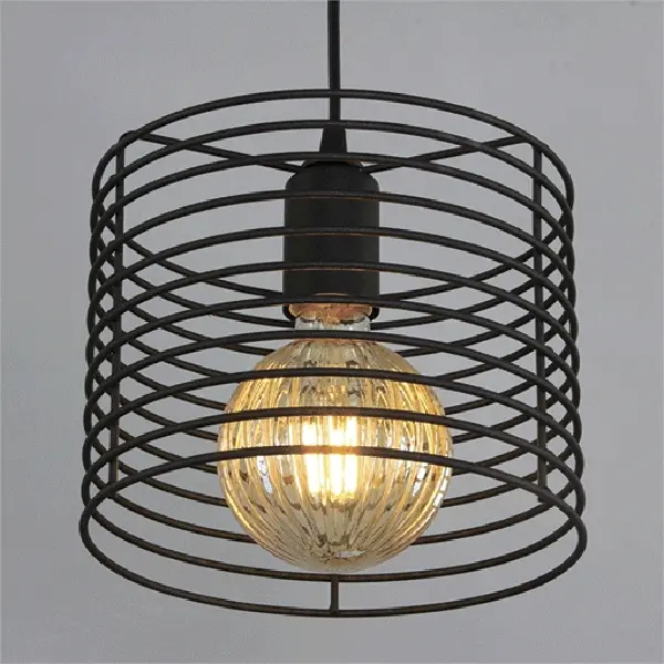 Подвесной светильник Vitaluce Vakero black 1 лампа 3м² Е27 цвет черный