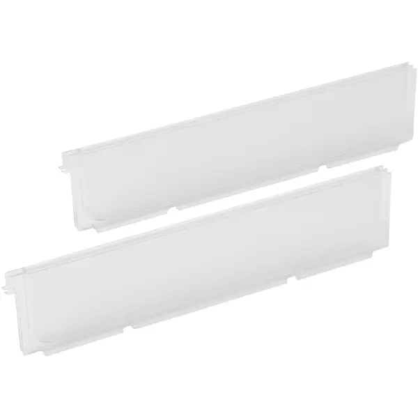 Разделитель полки-корзины НСХ 9.6x1x37.7 см пластик цвет прозрачный 2 шт