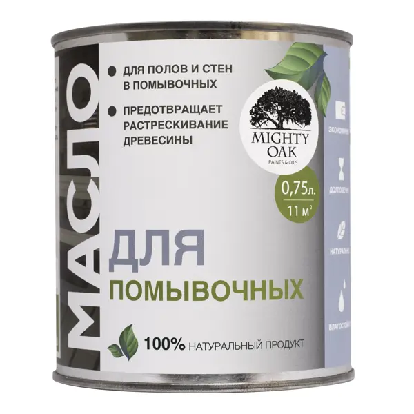 Масло для полов и стен в помывочных Mighty Oak 0.75 л
