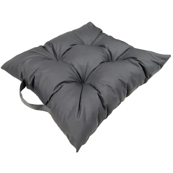 Подушка для стула Linen Way Пикник-2 50x50 см цвет стальной