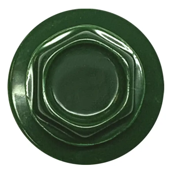 Саморезы кровельные по металлу DILWIS с пресс-шайбой RAL 6005 5.5x32 мм на вес