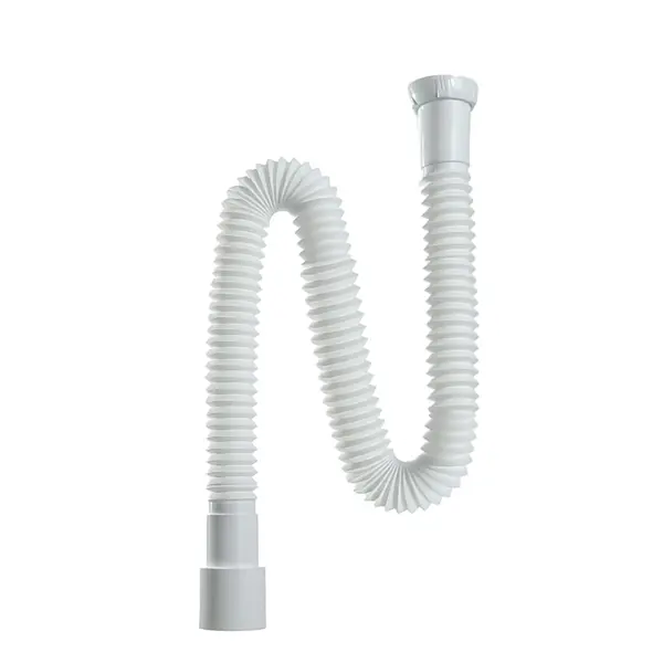 Труба гофрированная с гайкой Equation 1 1/2"x40/50x800 мм цвет белый