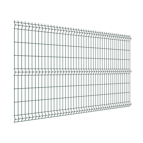 3D панель для забора Grand Line Light 2.5x1.53 м зеленый RAL 6005