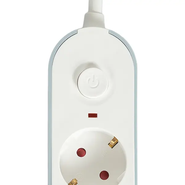 Удлинитель бытовой Skybeam 3 розетки 5 м USB цвет белый