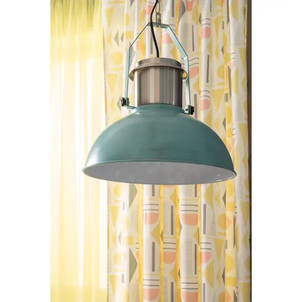 Подвесной светильник Inspire Ted 1xE27x60 Вт 38 см металл синий