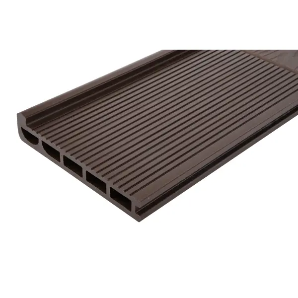 Террасная доска ДПК T-Decks цвет Венге 2000x170x35 мм Вельвет 0.34 м²