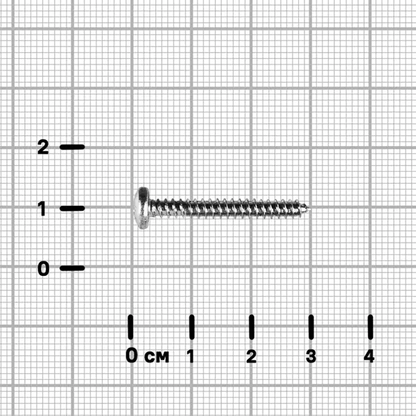 Саморезы универсальные полусферические острые оцинкованные 4x30 200 шт.