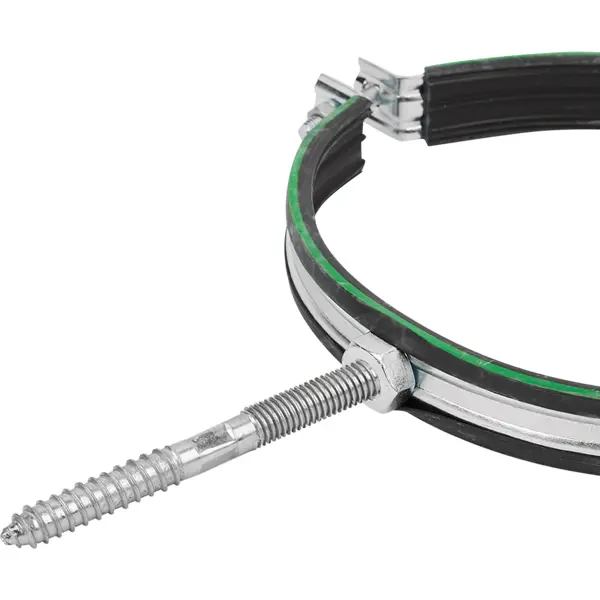 Хомут для труб Mayer 6" ø162-170 мм ссо шпилькой 10x100 и дюбелем гайка М10