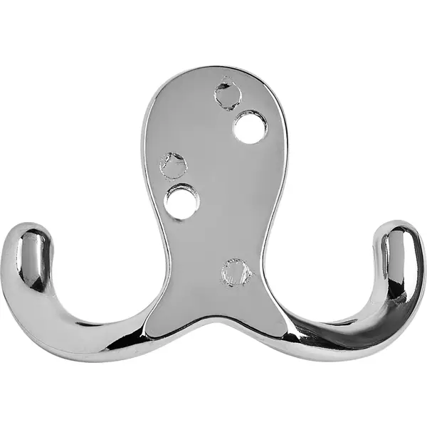 Крючок мебельный 7.1x4.8x2.8 см цвет хром