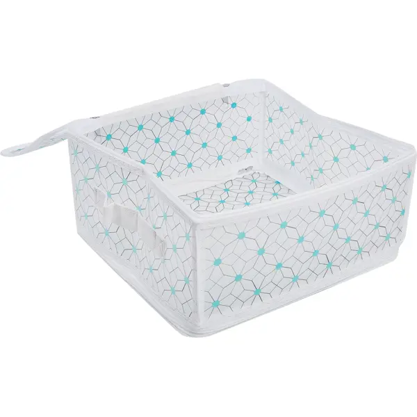 Коробка для хранения с крышкой Handy Home Калейдоскоп 30x15x28 см пластик цвет прозрачный