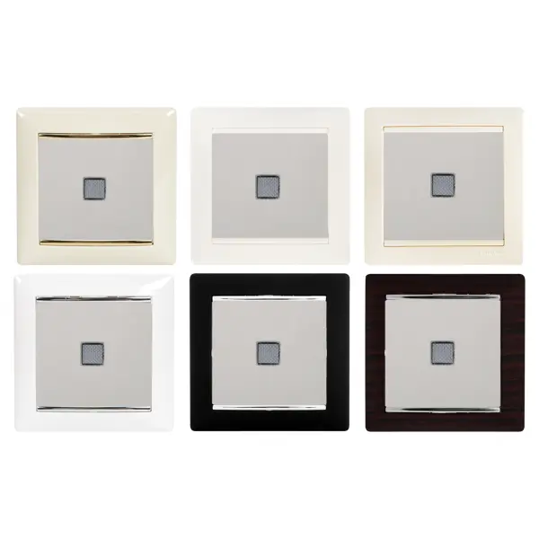 Выключатель одноклавишный с подсветкой - Legrand Valena - 10А 250В схема 1L безвинтовые зажимы - слоновая кость