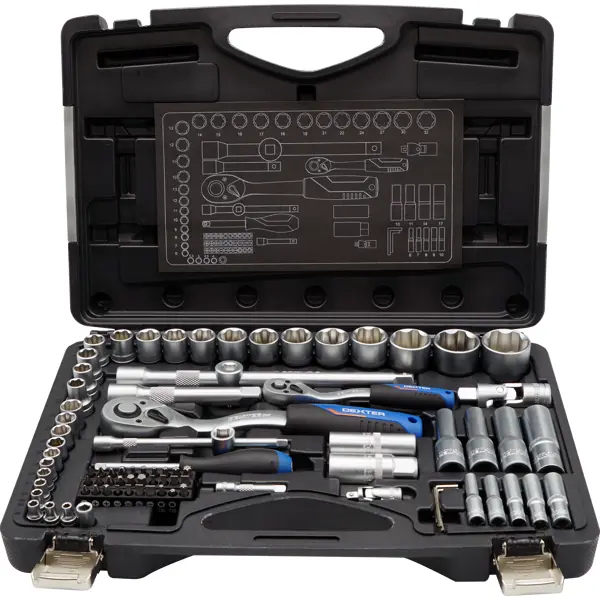 Набор головок Dexter HT205188, 85 предметов