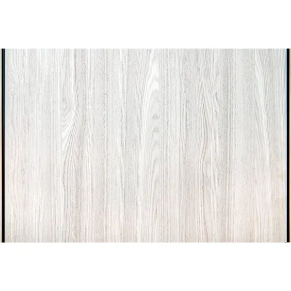 Дверь межкомнатная глухая Борно 50 70x200 см цвет белый дуб с замком и петлями