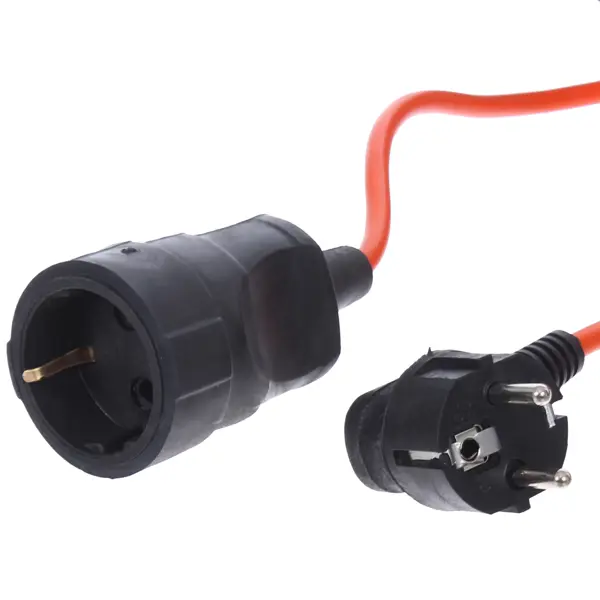 Удлинитель-шнур на рамке Skybeam 1 розетка без заземления 2x0.75 мм 20 м цвет оранжевый