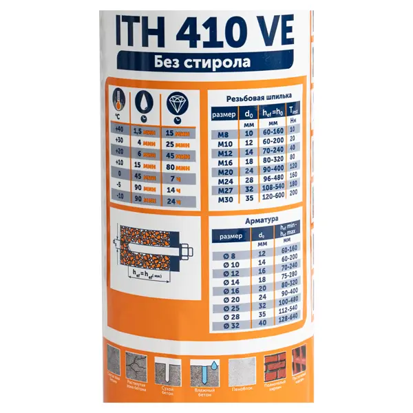 Анкер химический ITH 410 VE 410 мл