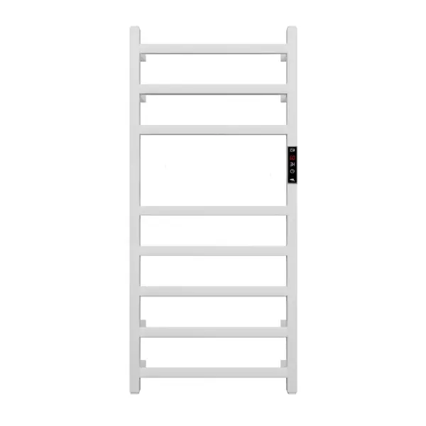 Полотенцесушитель электрический Арго Соло Гранд Квадро 400x800 мм 170 Вт лесенка цвет белый