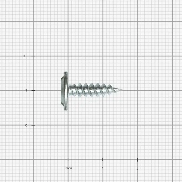 Саморезы по металлу DILWIS с пресс-шайбой острые оцинкованные 4.2x16 мм 1 кг
