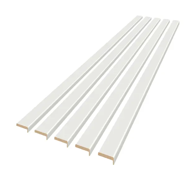 Комплект наличников телескопических 70x25x10 мм Hardflex цвет белый
